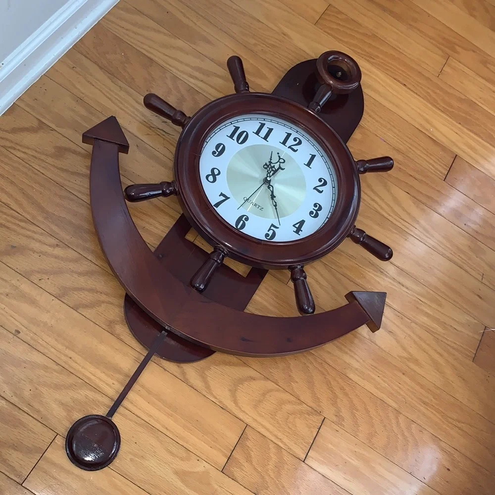 Sailor’s Ship Wheel Clock